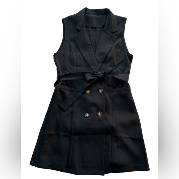 SHEIN  blazer dress, size M- black - Picture 2 of 5